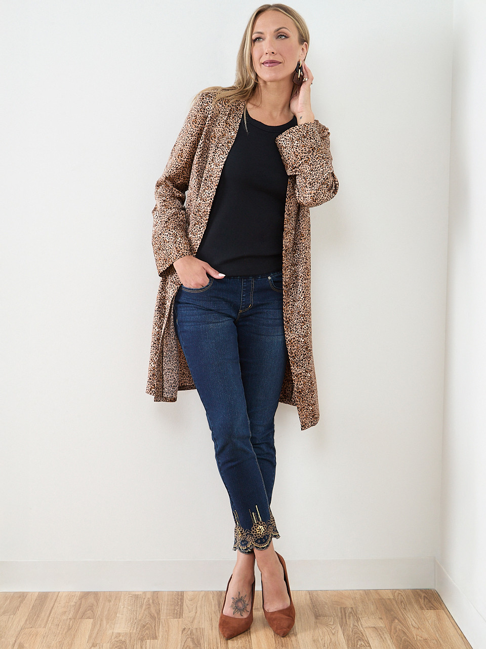 Leopard Print Topper
