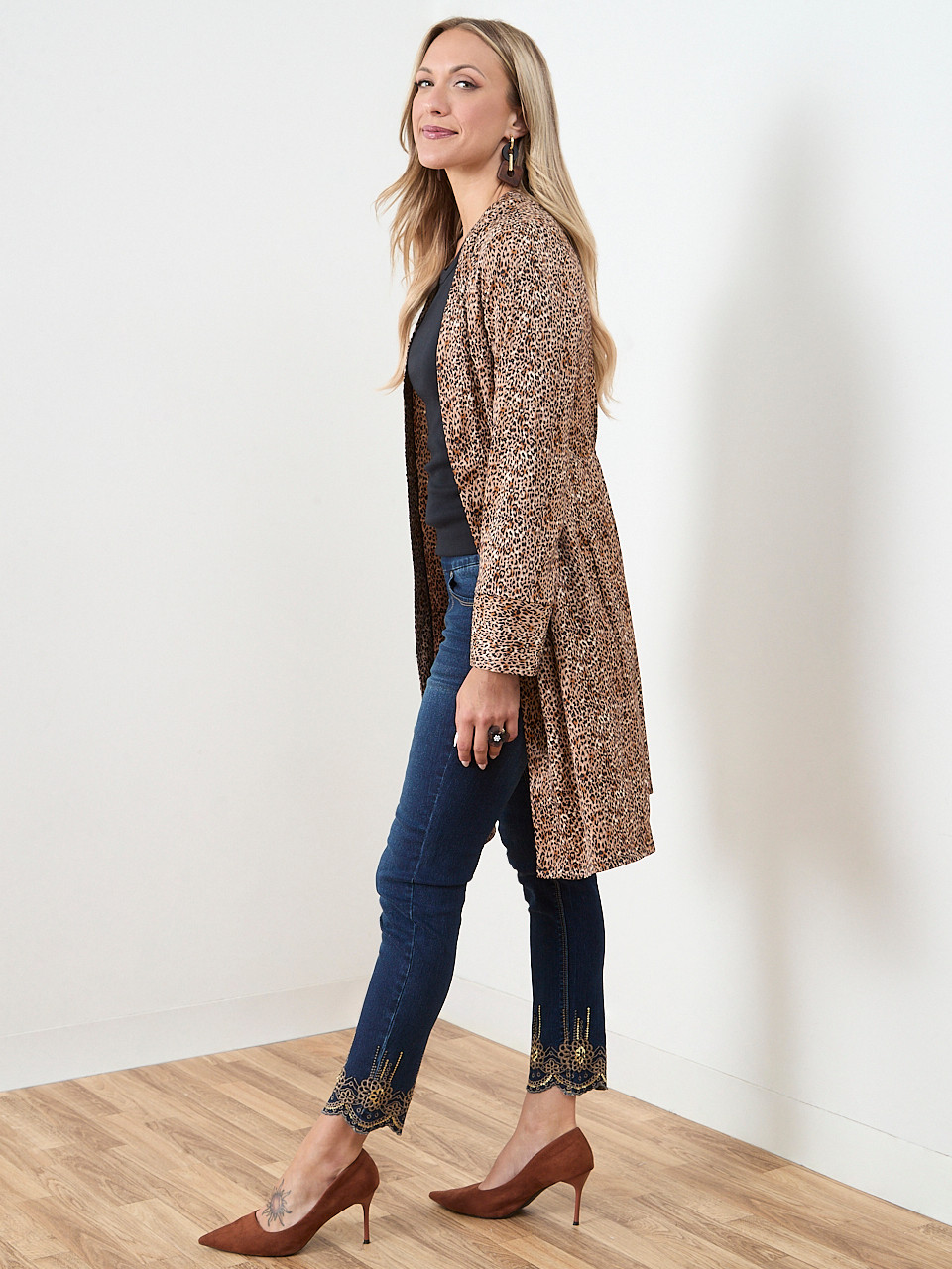 Leopard Print Topper