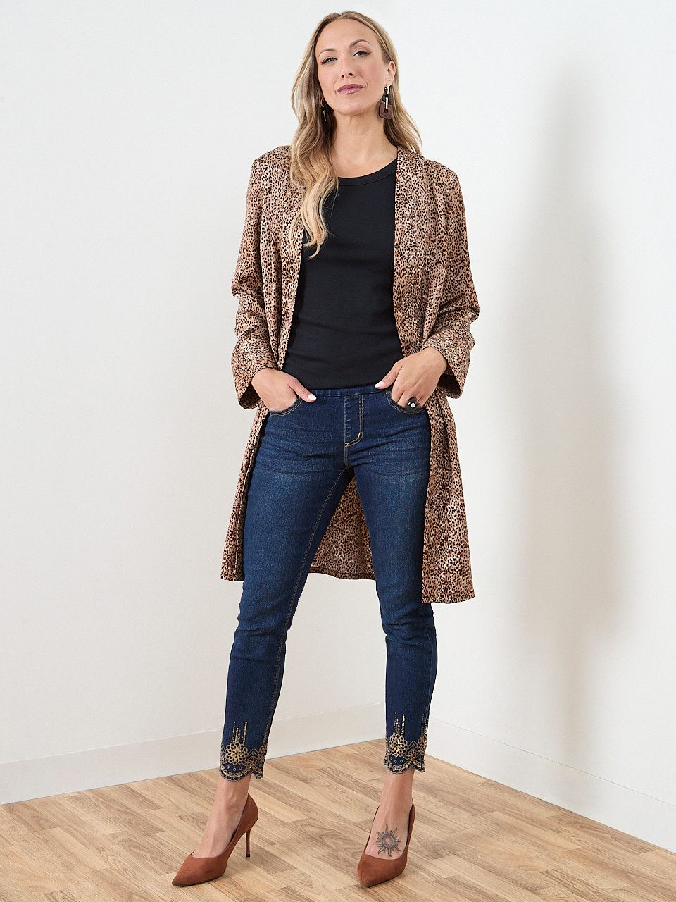 Leopard Print Topper