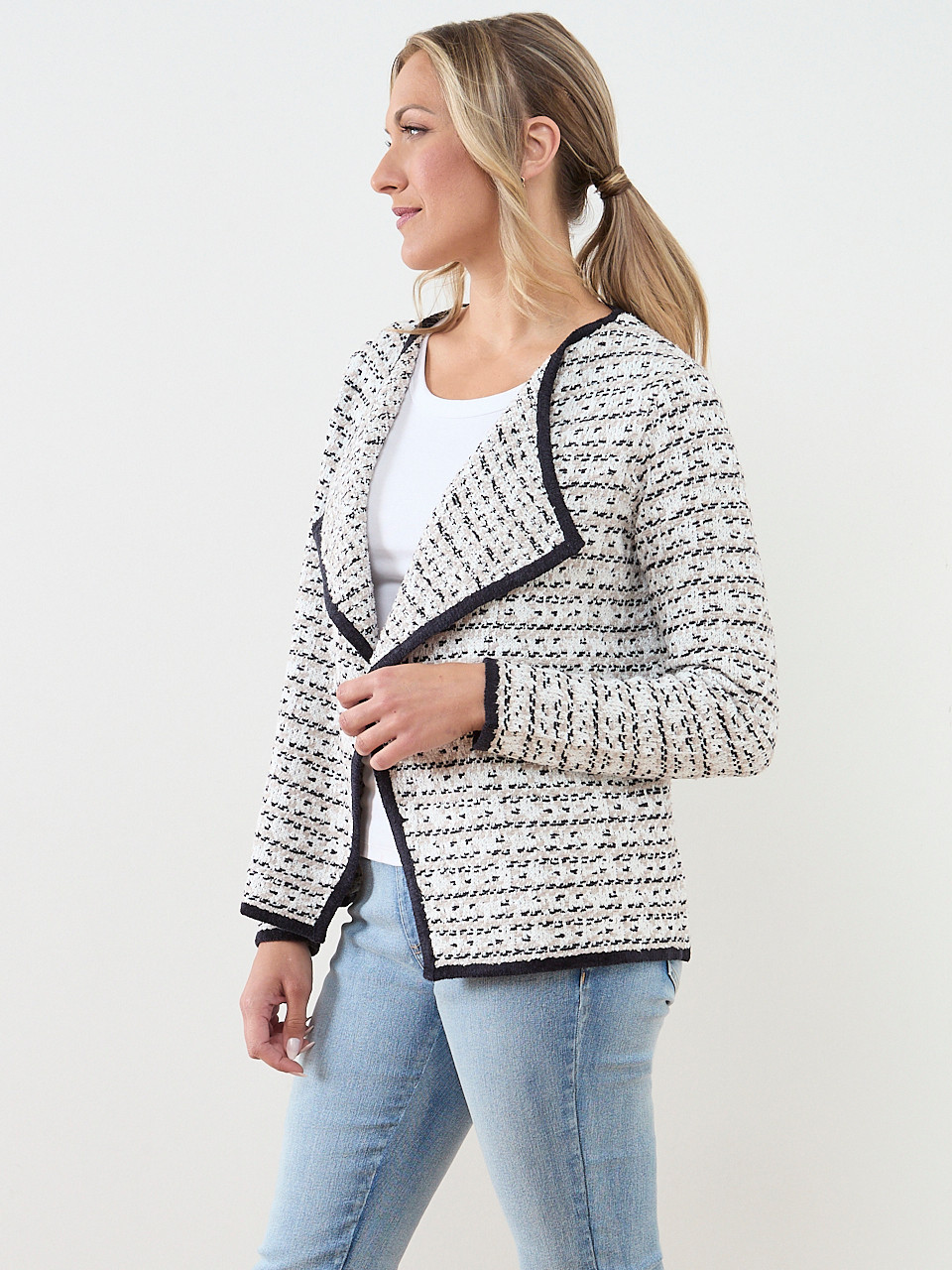 Long Sleeve Collar Jacket | Cleo