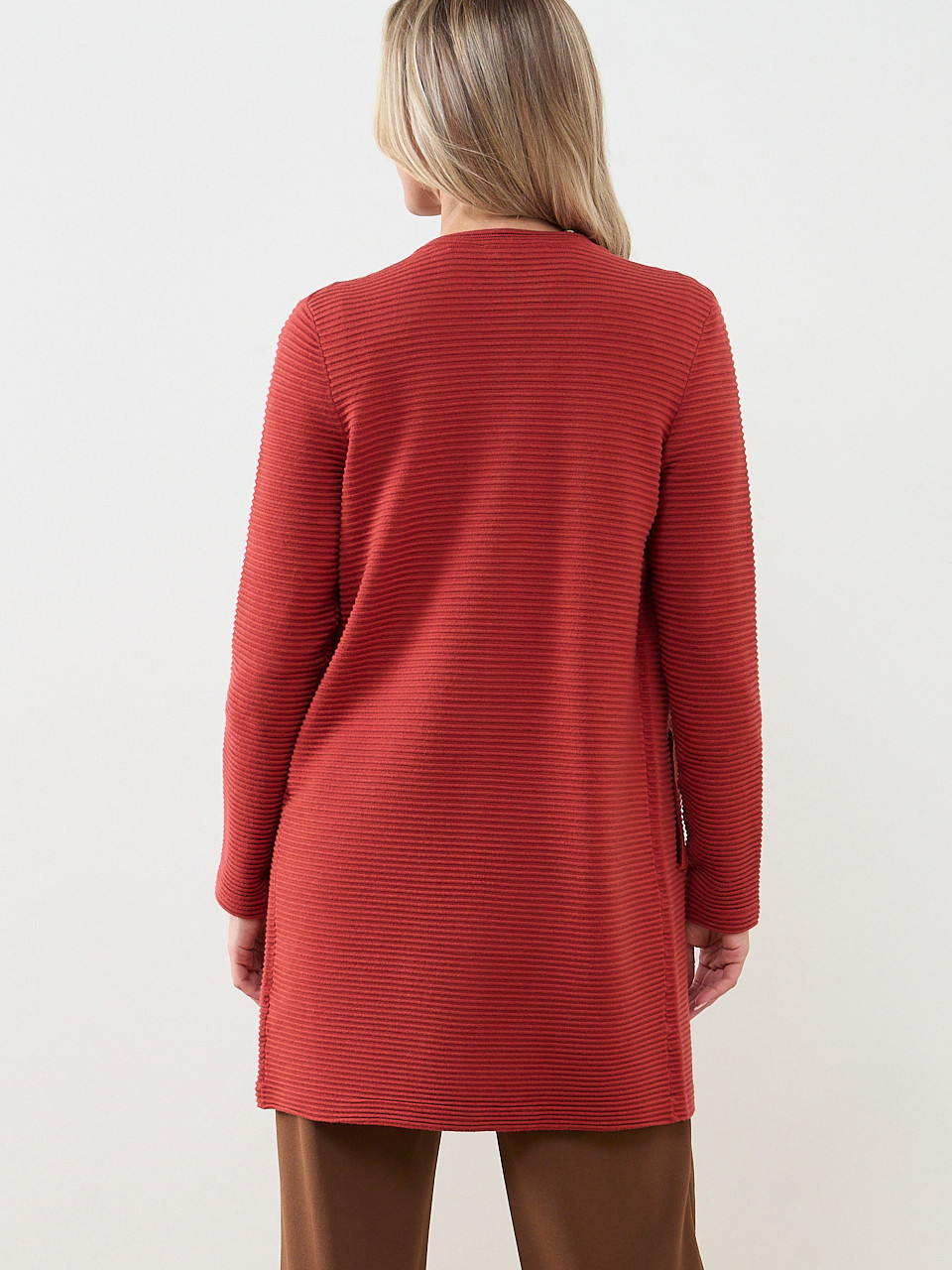 Long Sleeve Ottoman Cardigan
