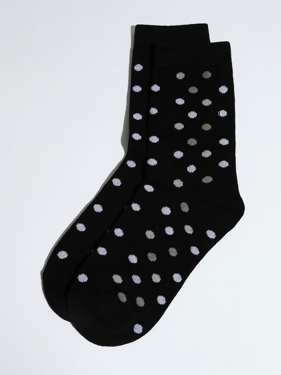 Multi Coloured Polka Dot Crew Socks