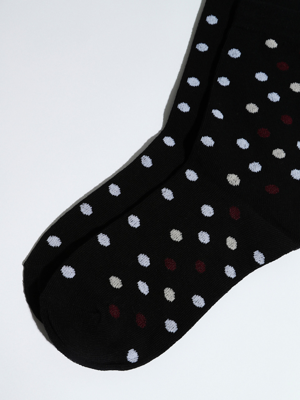 Multi-Coloured Polka Dot Crew Socks