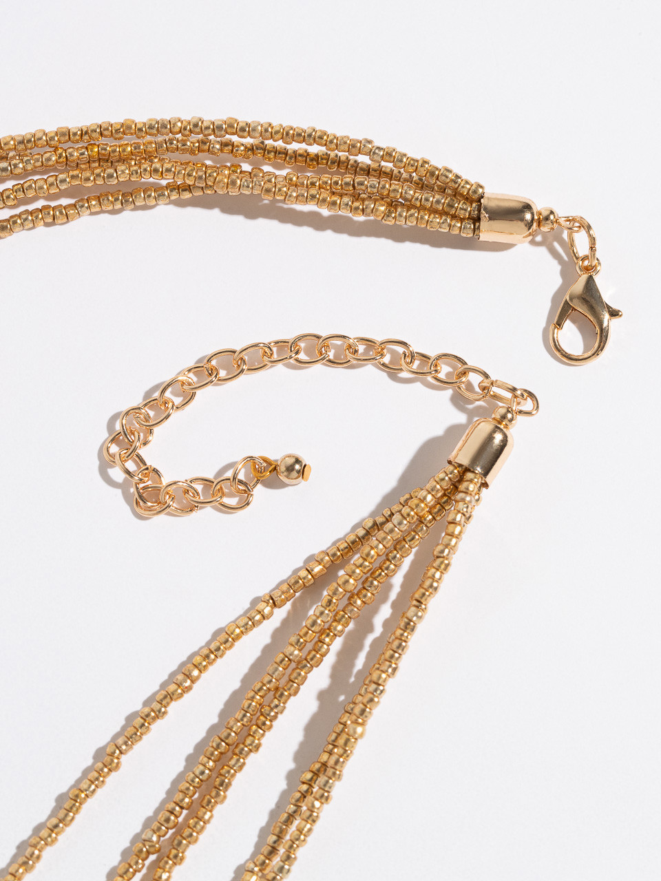 Multi-Layer Natural/Turquoise Beaded Necklace