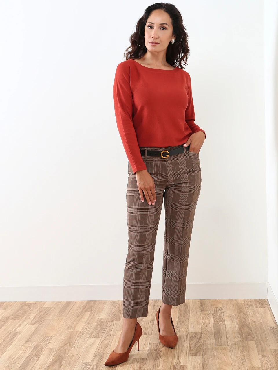 Petite Long Dolman-Sleeve Knit Sweater