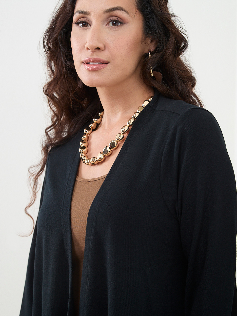 Petite Open-Front Lightweight Topper