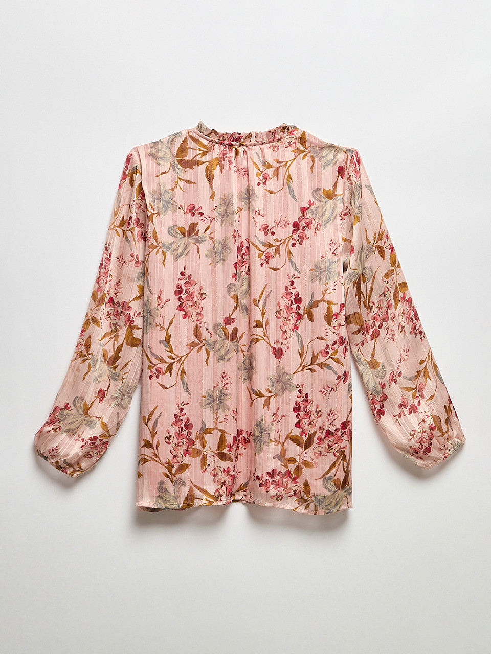 Petite V-Neck Chiffon Blouse