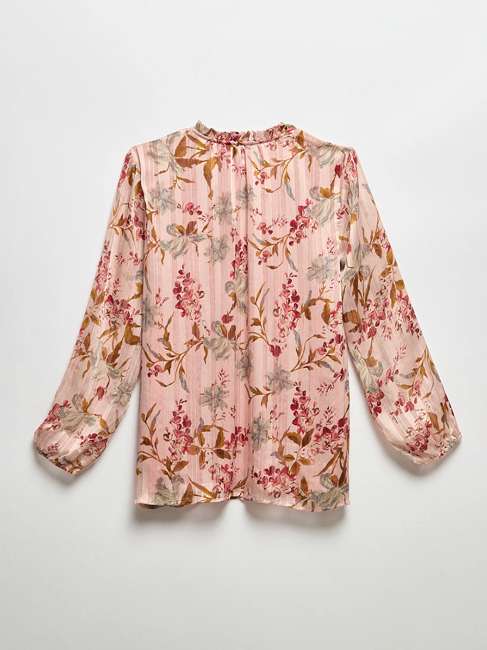 Petite V-Neck Chiffon Blouse