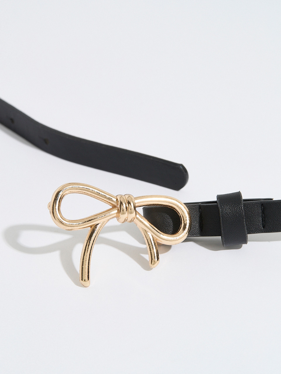 Belt with Bow Buckle