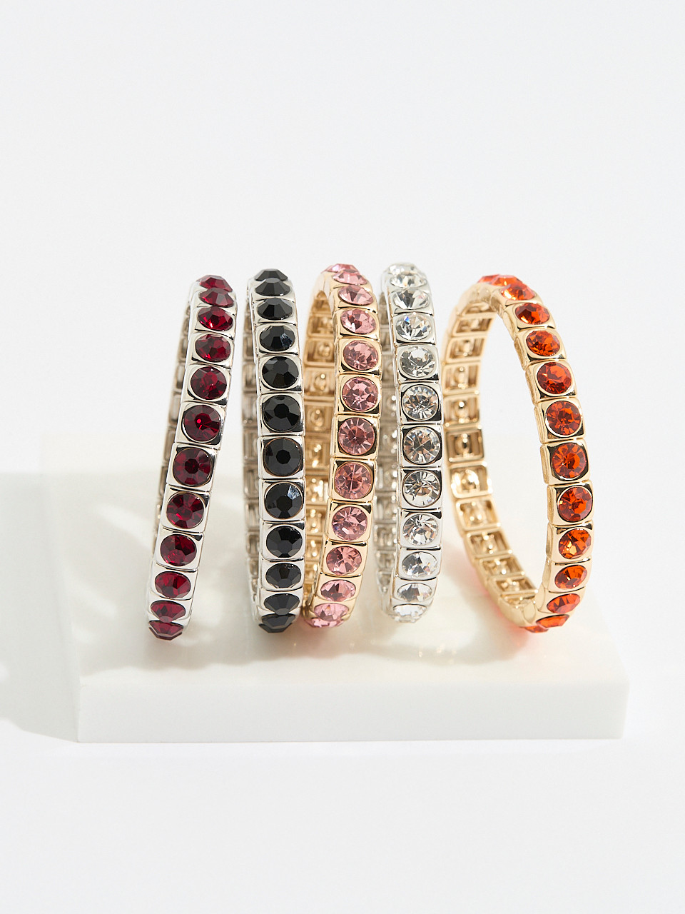 Genuine Crystal Stretch-Bracelet