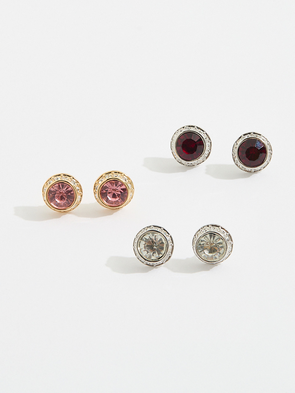 Genuine Crystal Stud Earring Pack