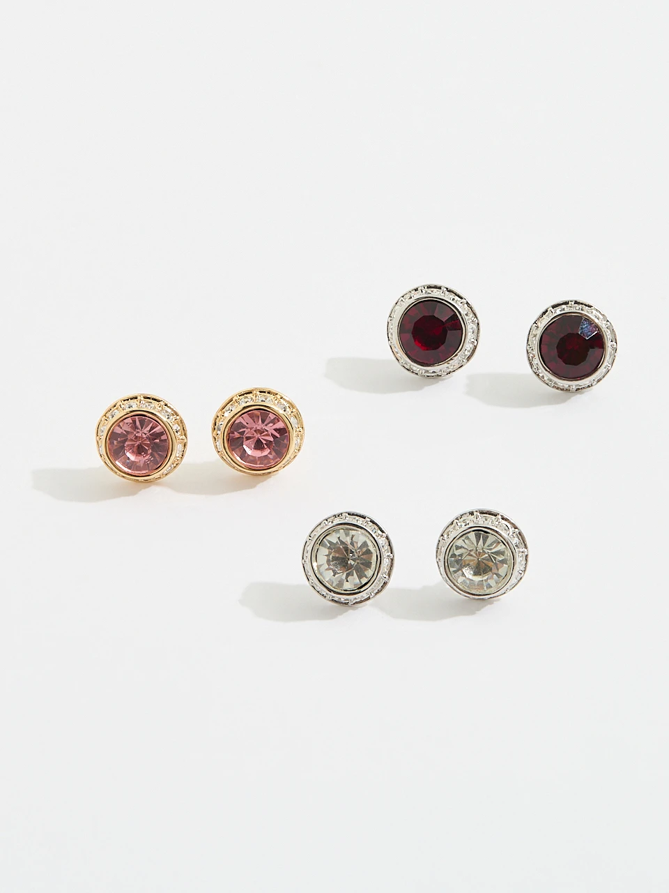Genuine Crystal Stud Earring Pack