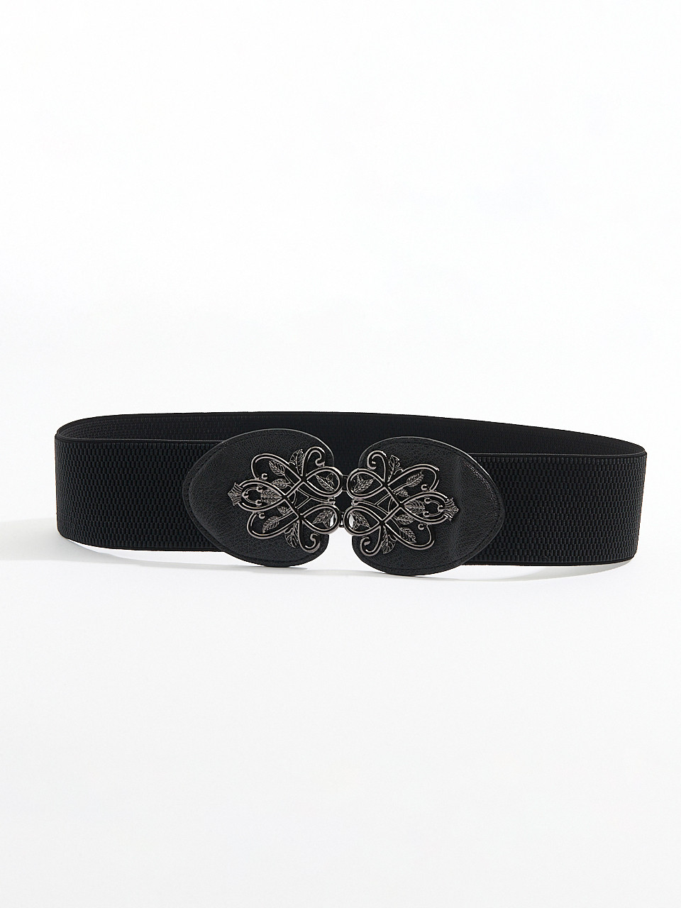 Vintage Buckle Stretch-Belt