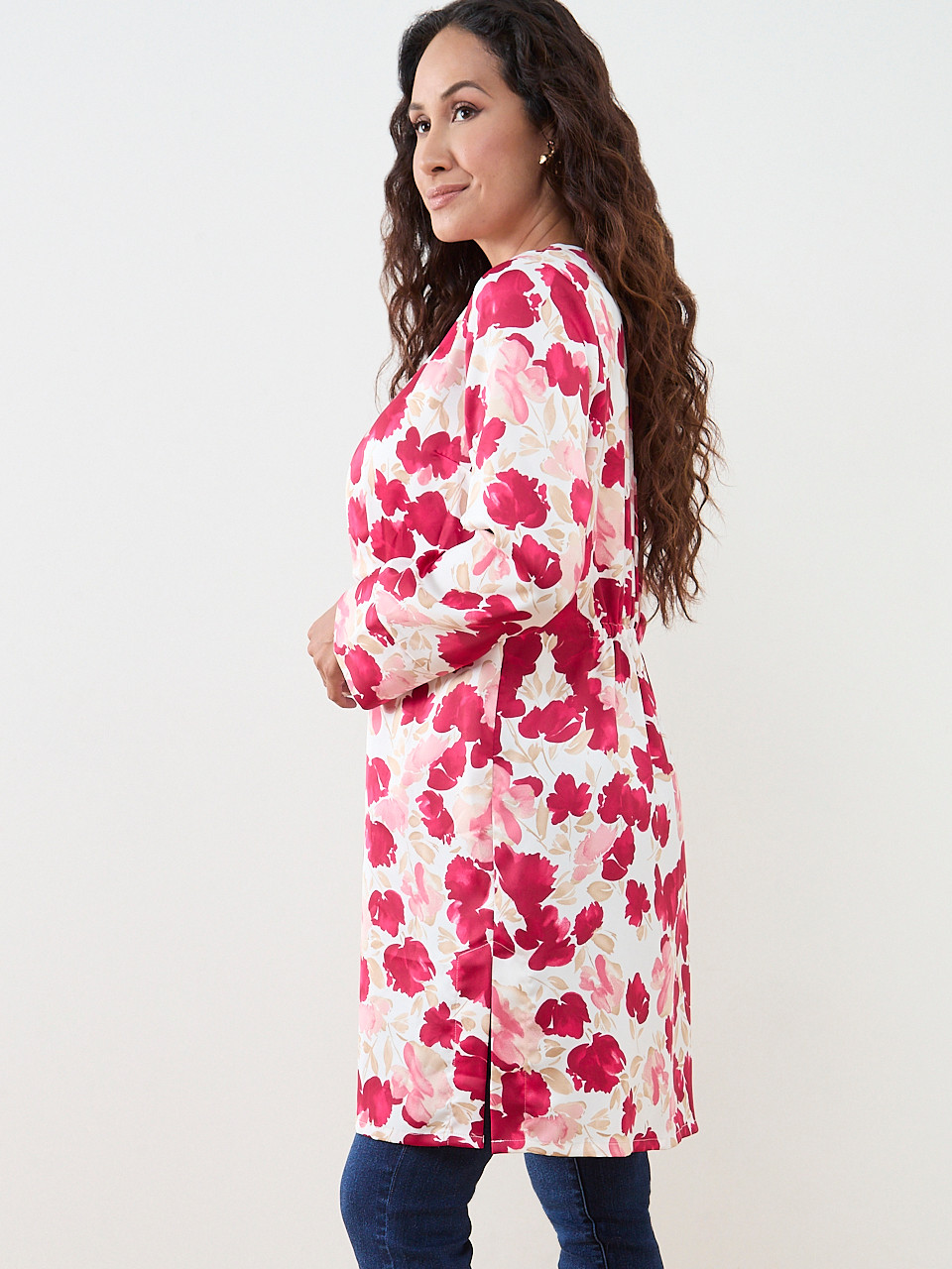 Petite Floral Print Topper