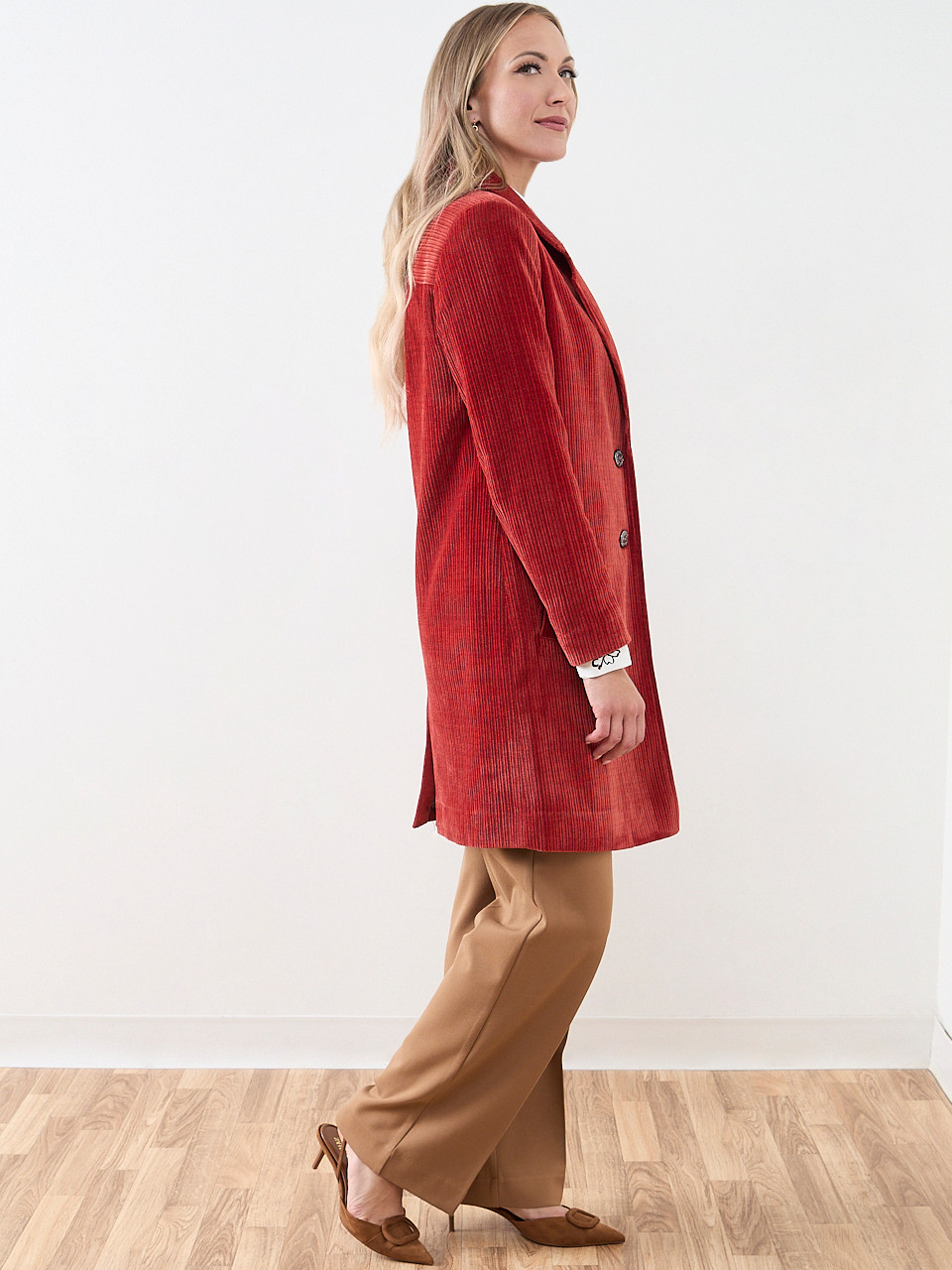 ⭐︎なるみ⭐︎ CORDUROY BATTING COAT emi05467-manteau-velours-neva-