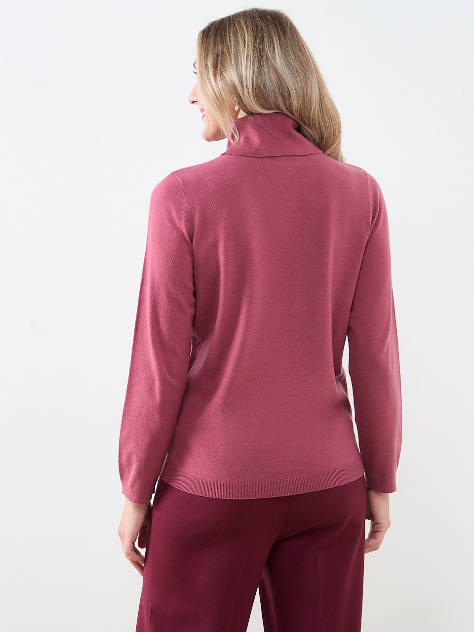 Essential Long Sleeve Soft Turtleneck Sweater