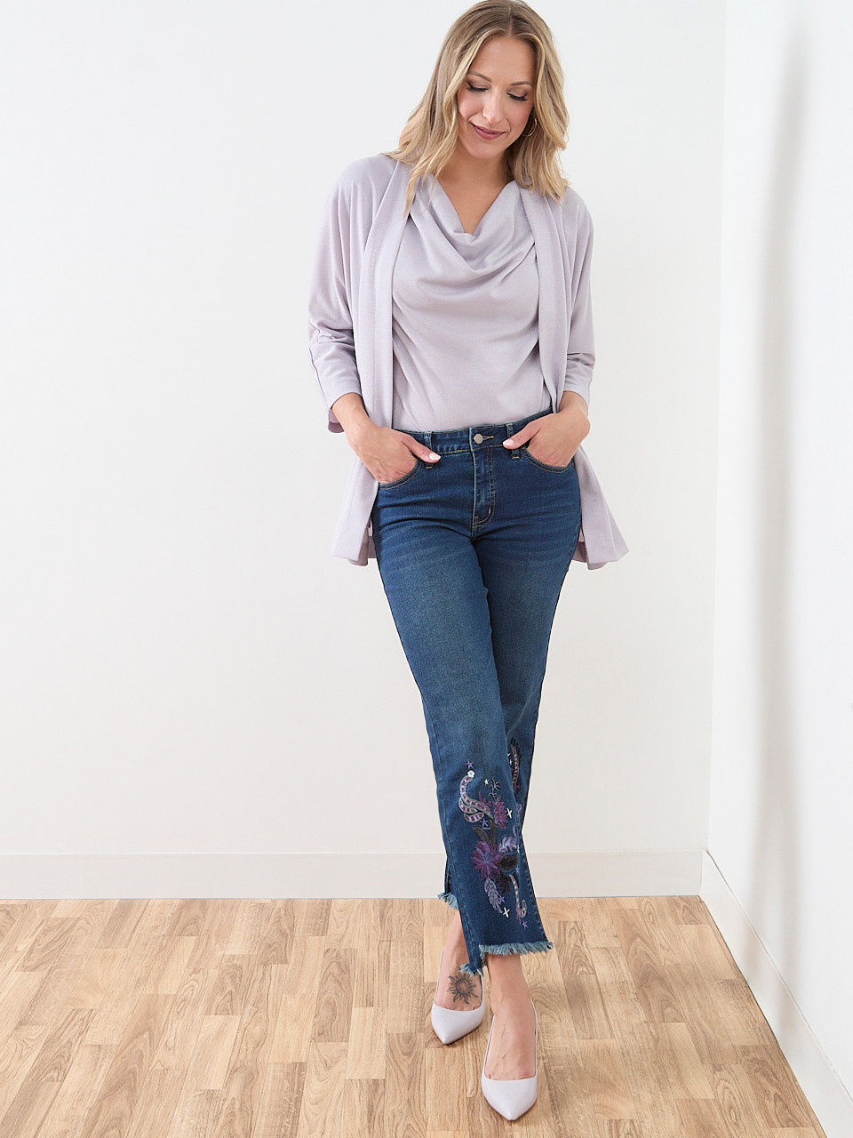 Lightweight Shimmering Cardigan