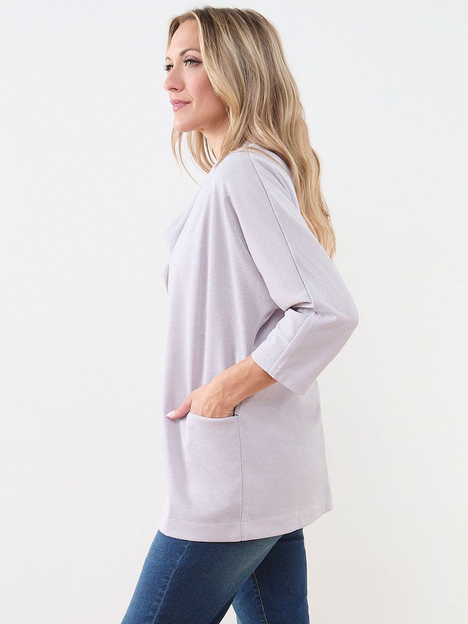 Lightweight Shimmering Cardigan
