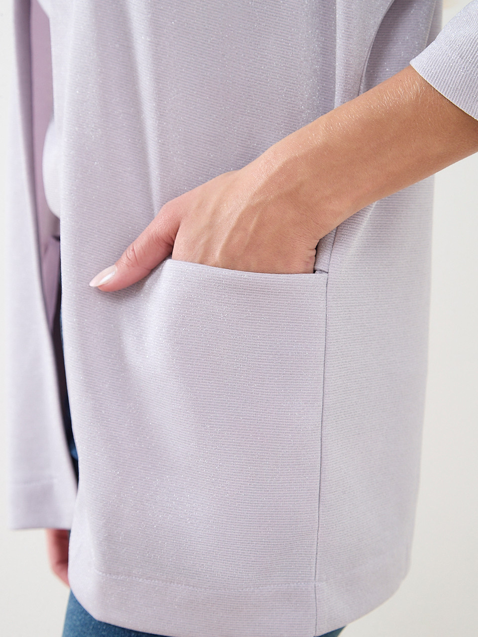 Lightweight Shimmering Cardigan