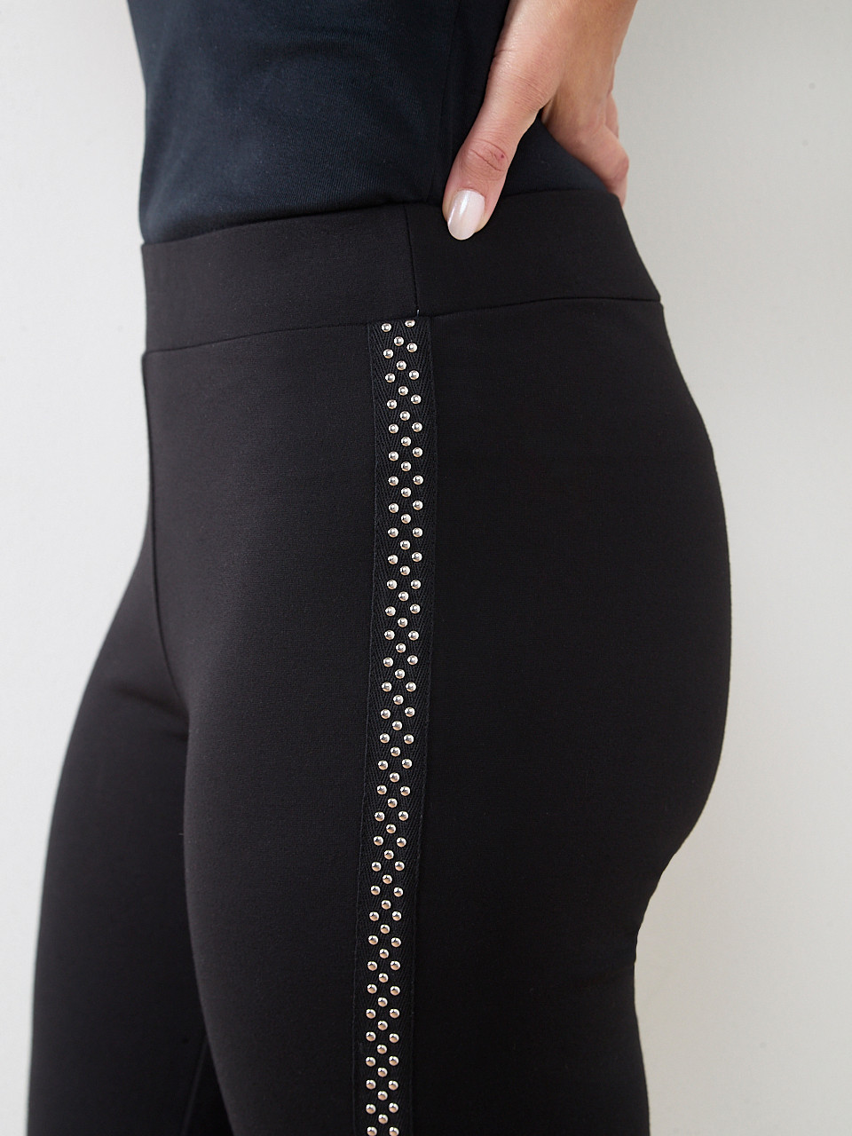 Ponte Side-Grommet Legging