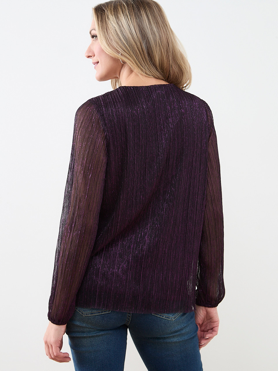 Shimmer Crinkle Top
