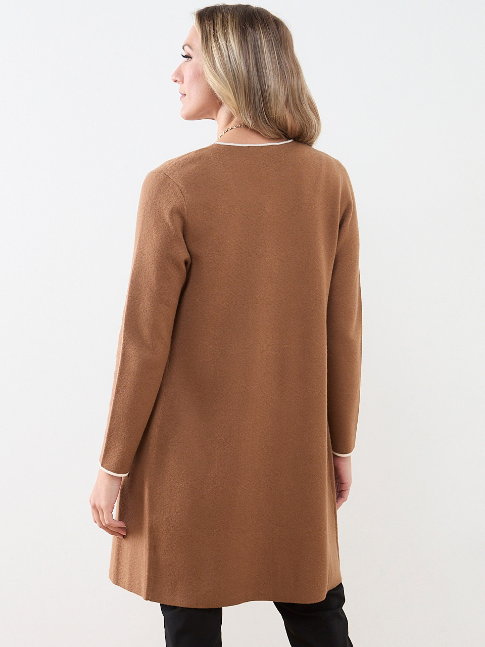 L'Appartement Long カーディガン with LINE◆ LINEN OVERSIZED 2WAY CARDIGAN（カーディガン）｜L'Appartement