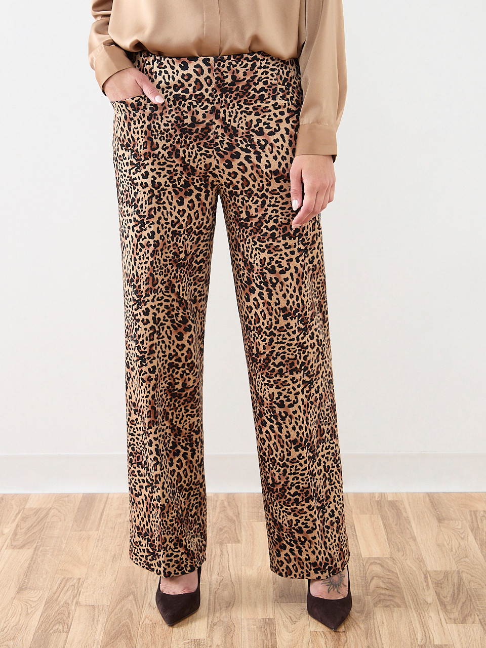 Tonia Ponte Wide Leg Pants