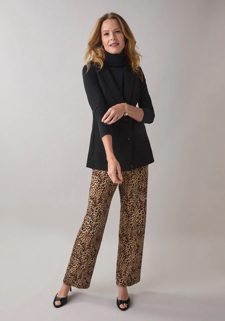 Tonia Ponte Wide Leg Pants