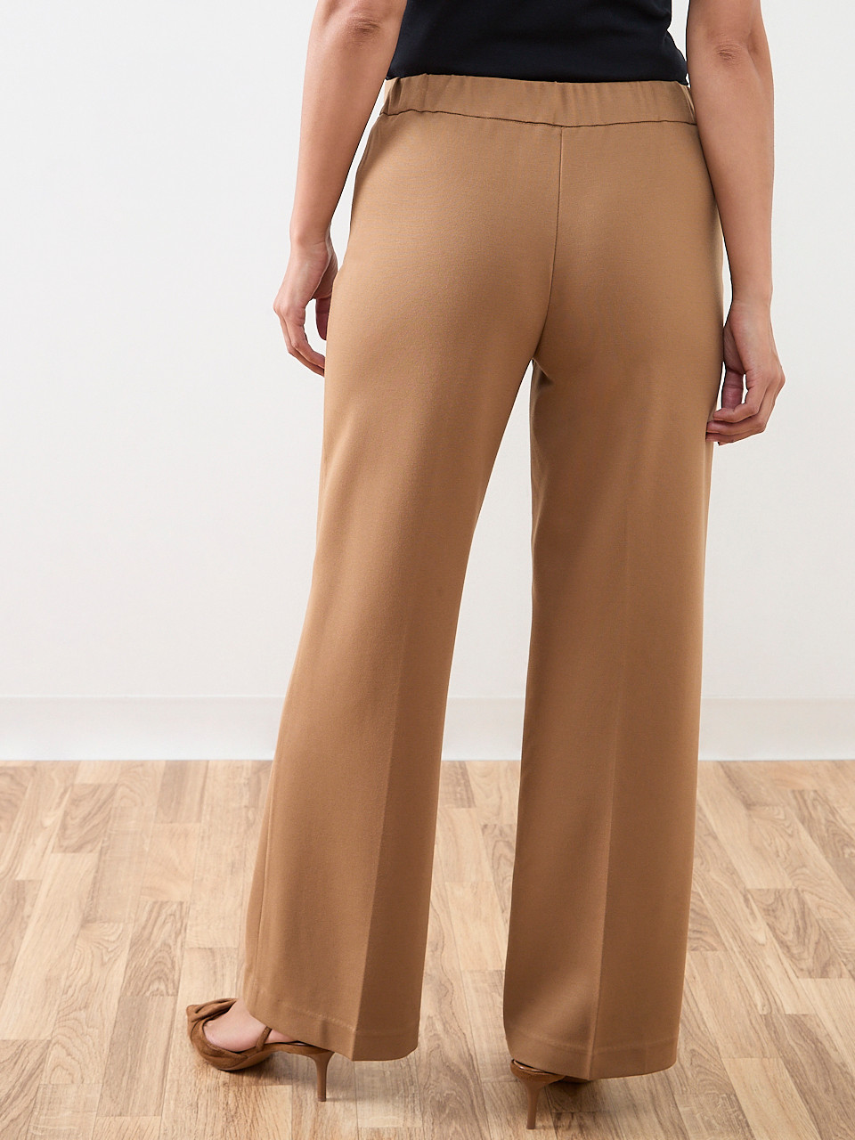 Tonia Ponte Wide-Leg Pant