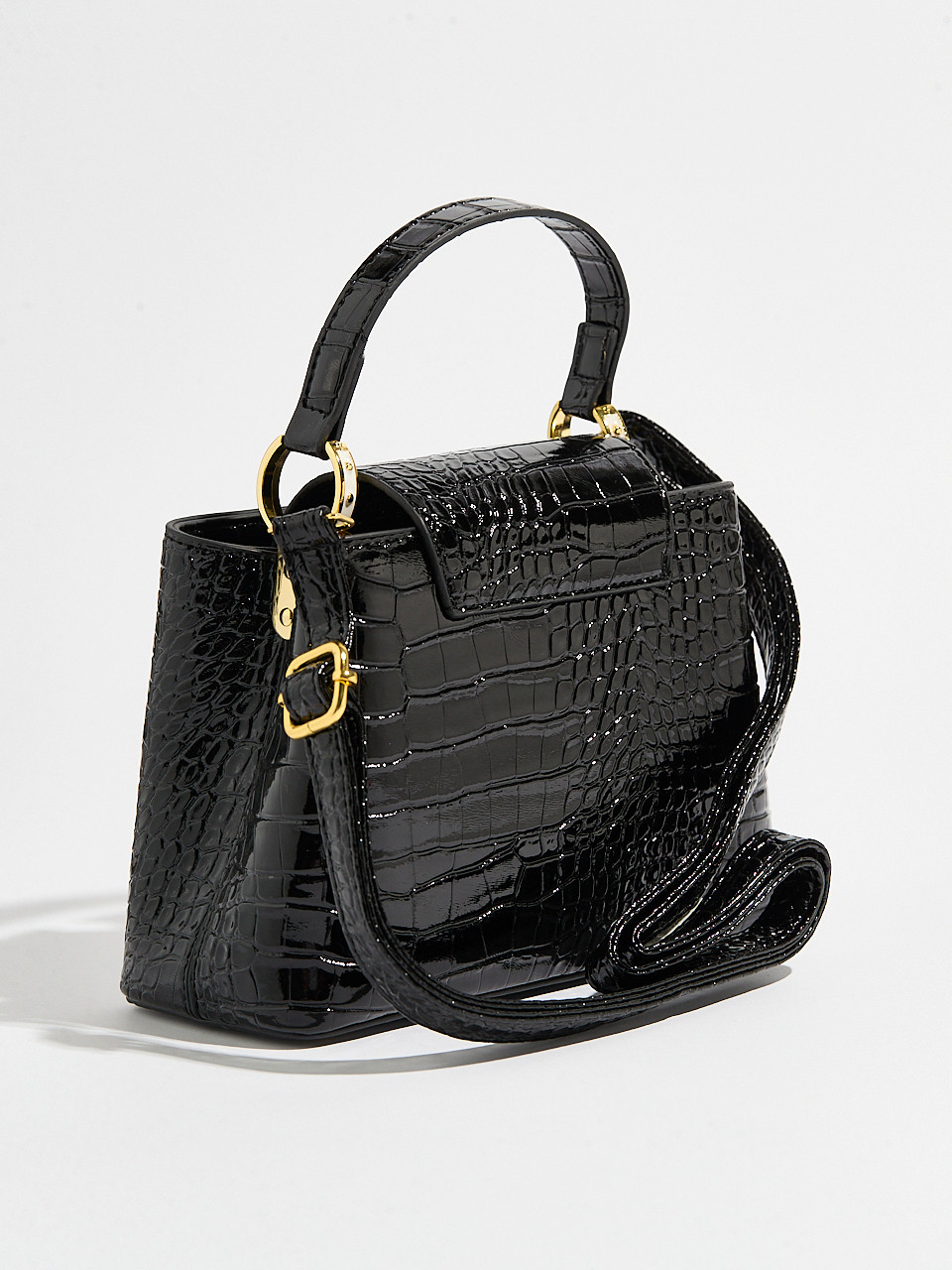Black V Handbag