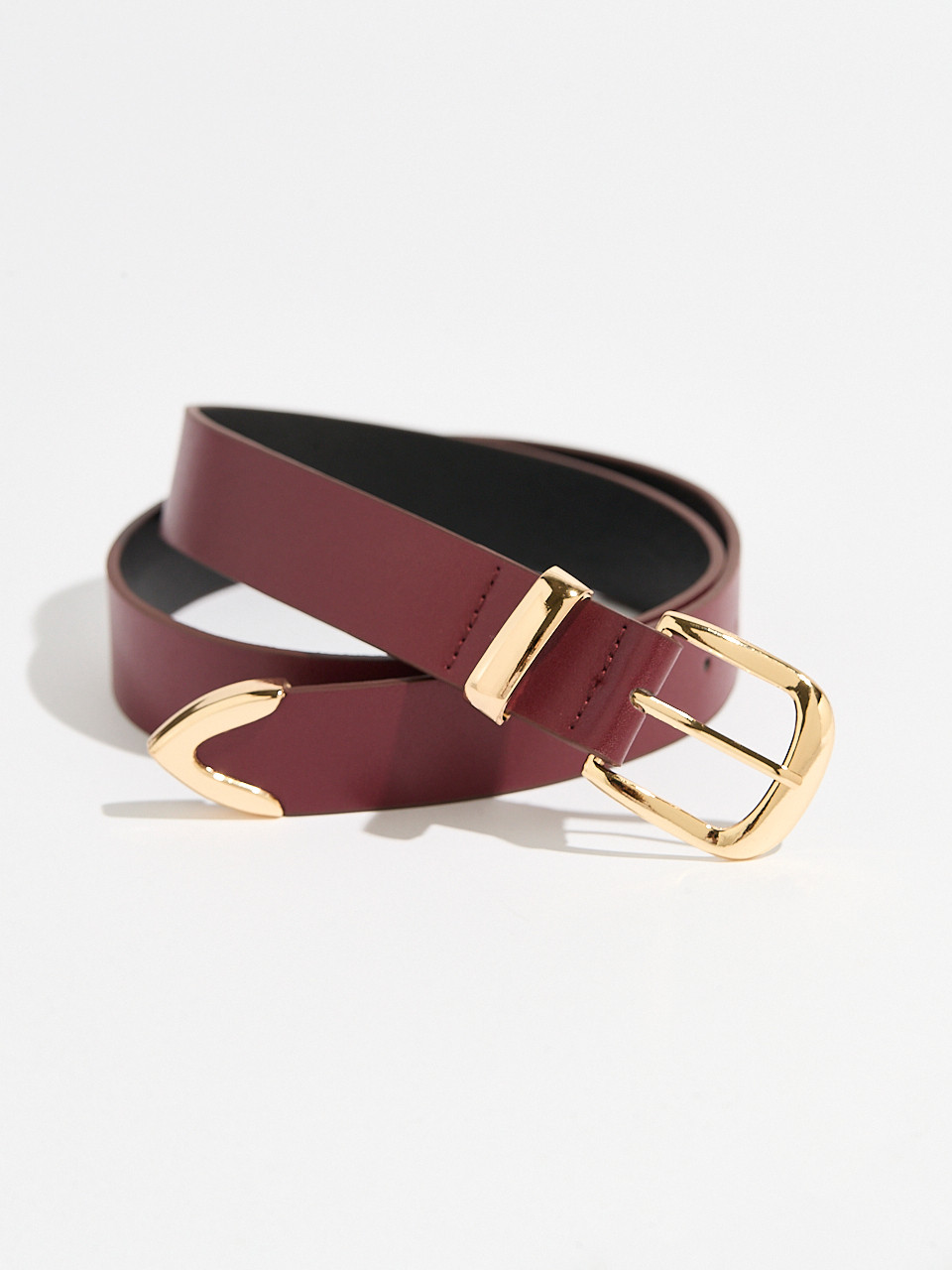 Classic Dark Cherry Pant Belt