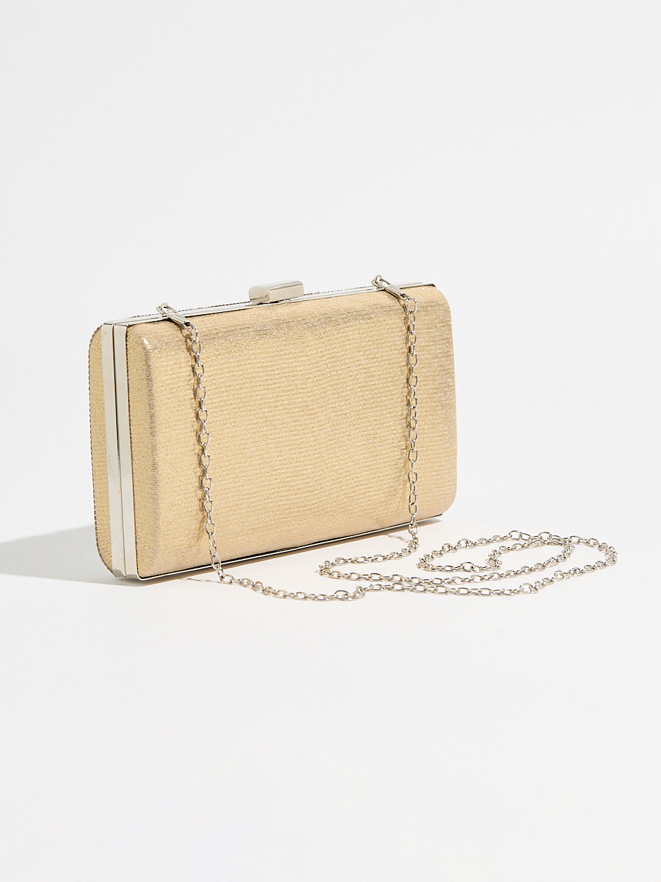 Pearl & Gem Gold Clutch Handbag