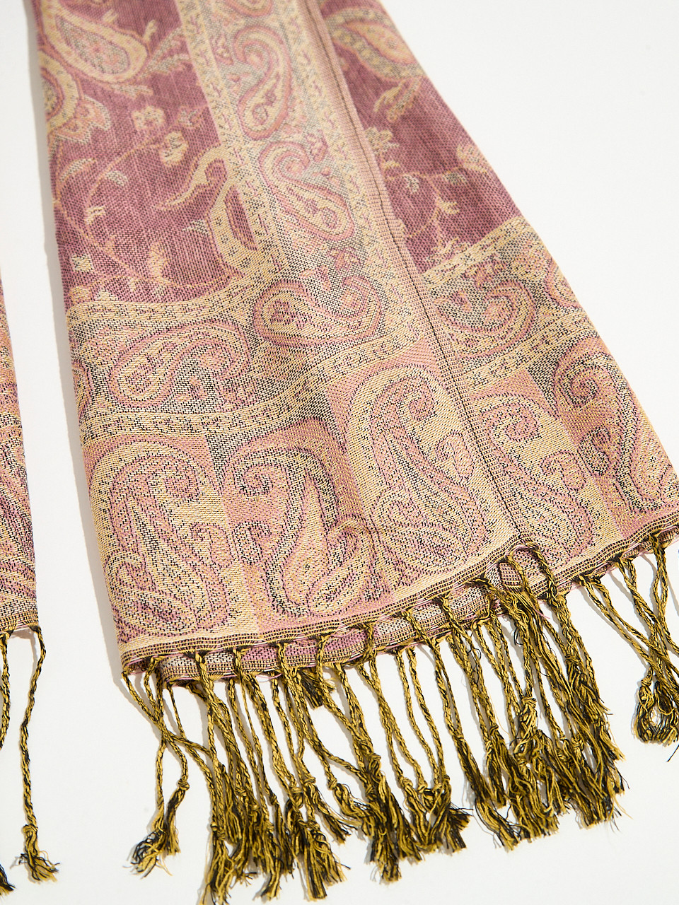 Small Lavender Paisley Print Pashmina