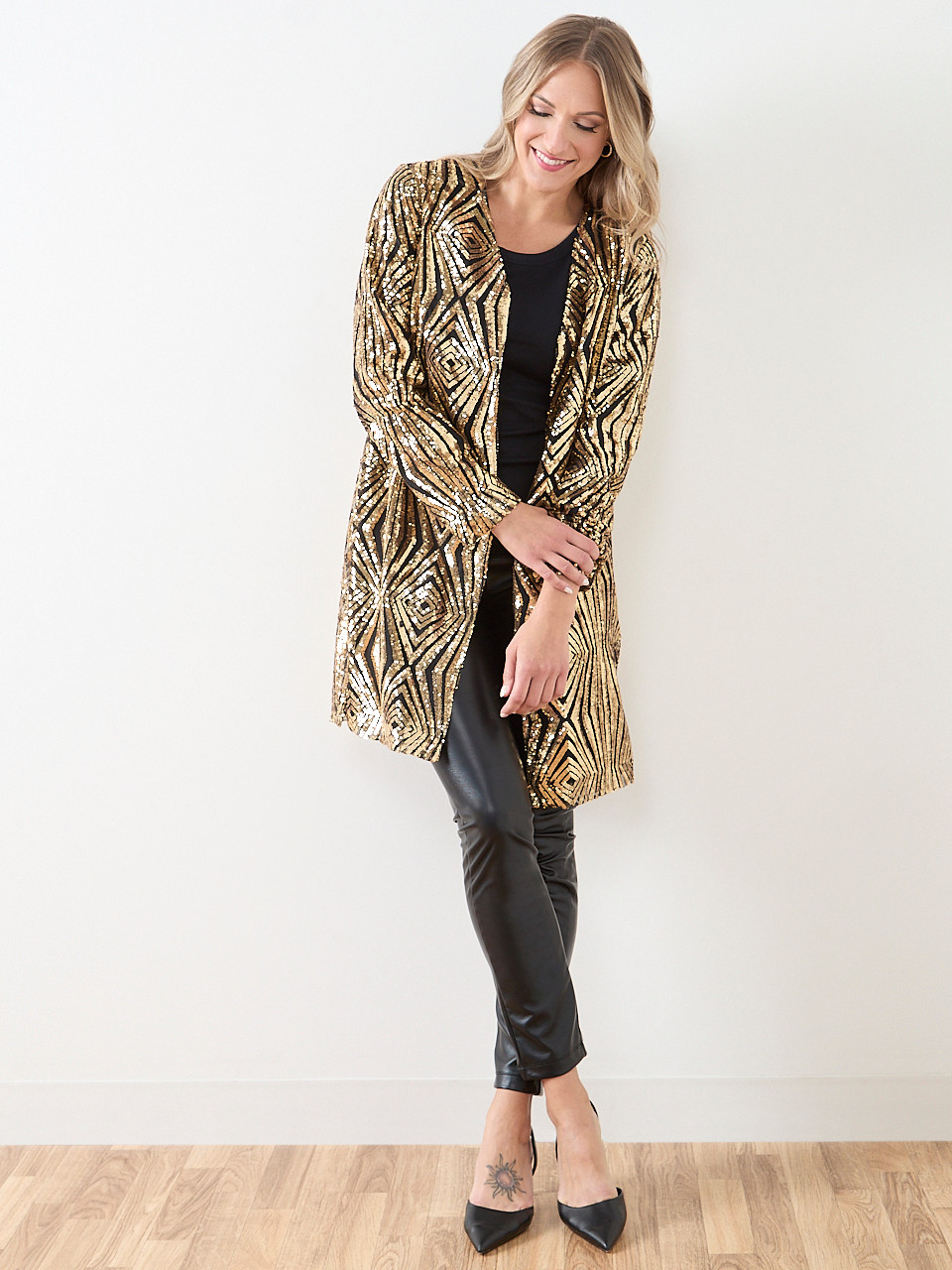 Art Deco Sequin Topper