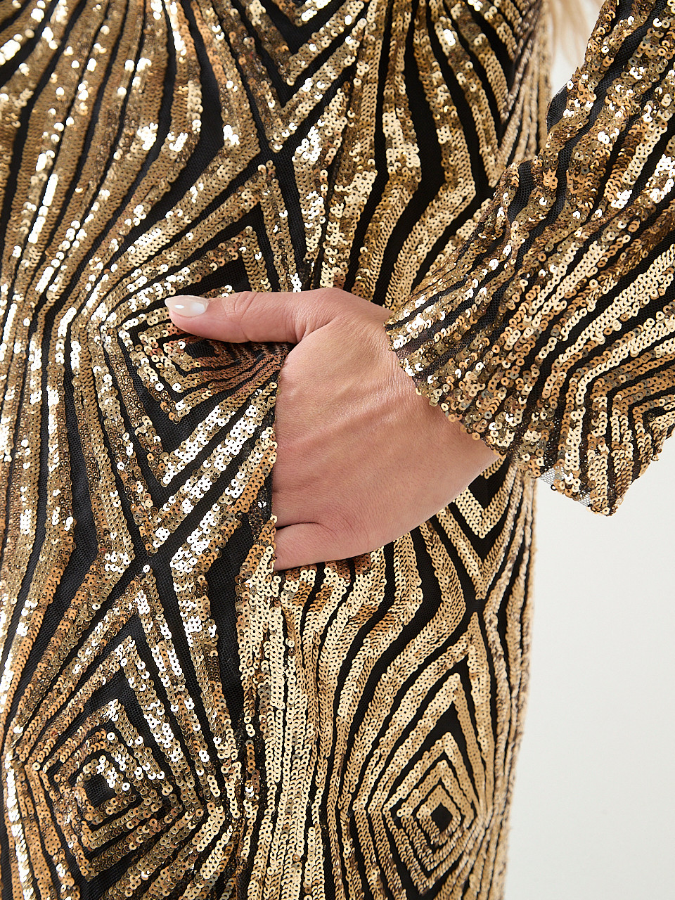 Art Deco Sequin Topper