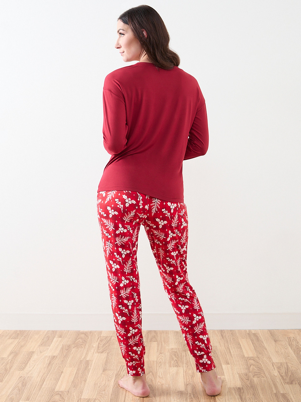 Foil Trees Screen Print PJ Set