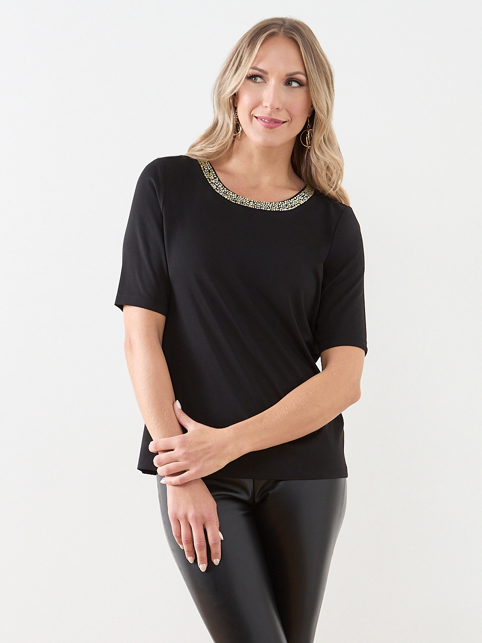 Gem Embellished Top
