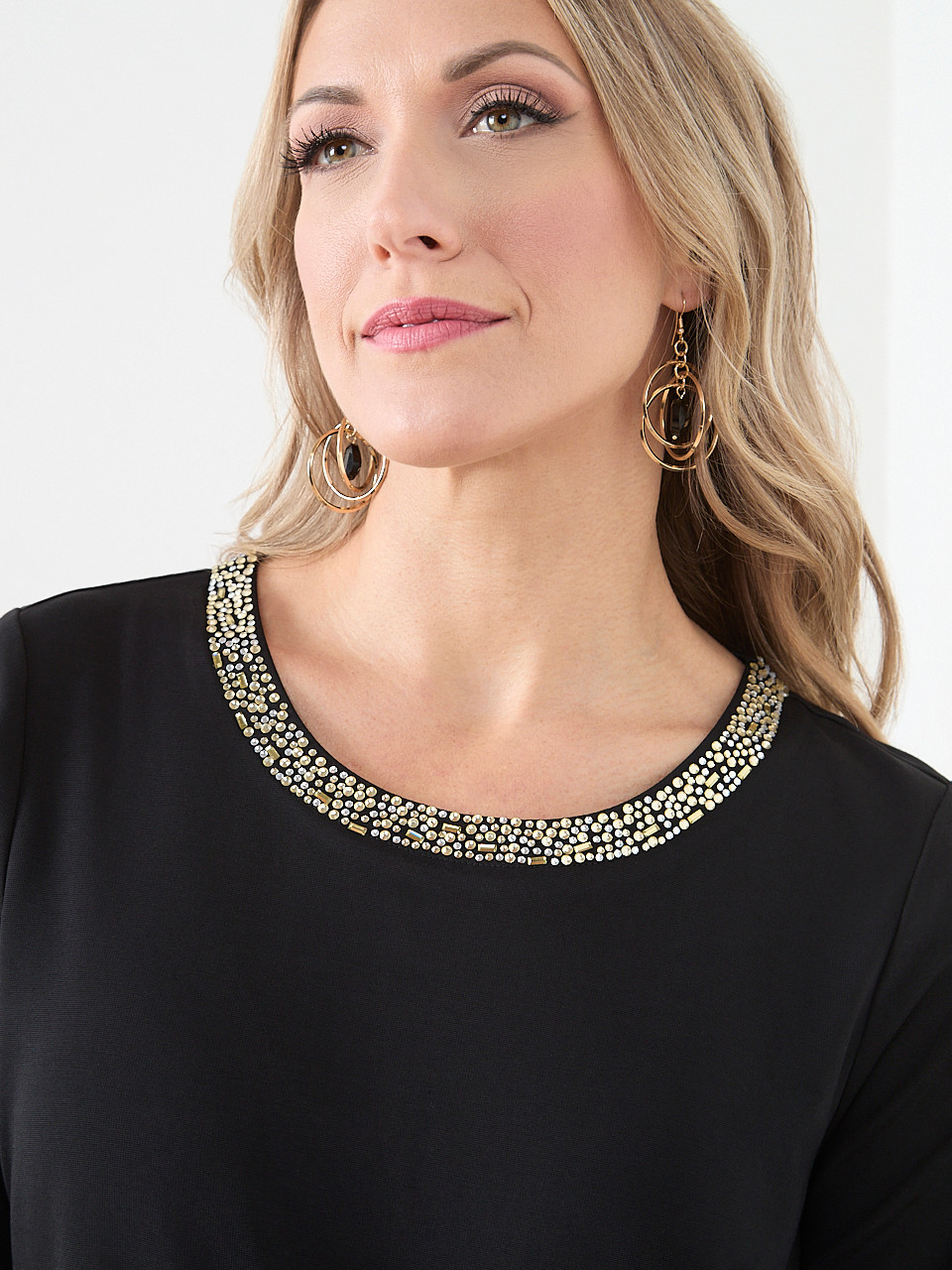 Gem Embellished Top