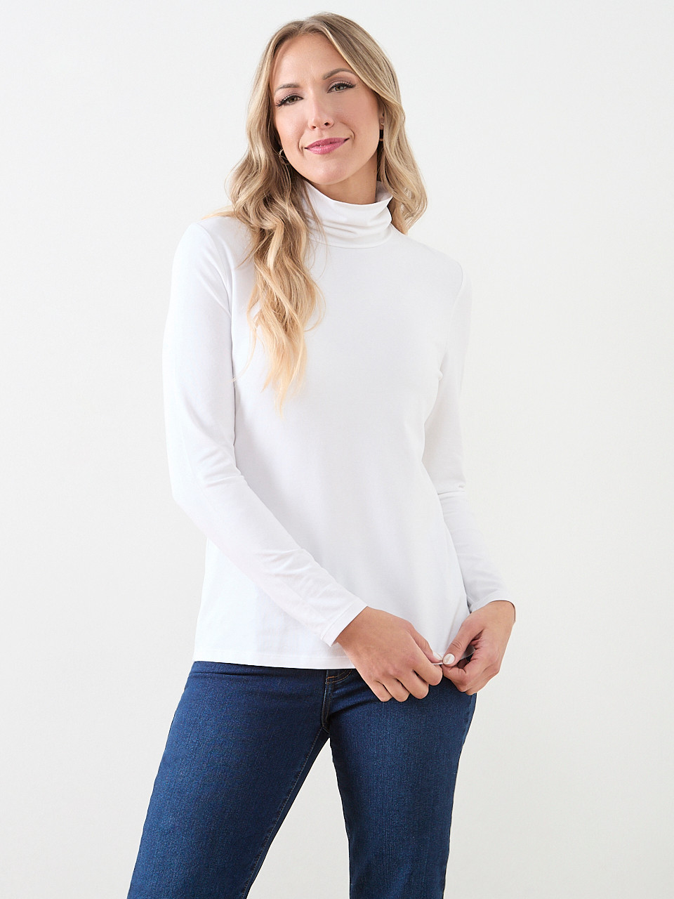 Long Sleeve Jersey Turtleneck | Cleo