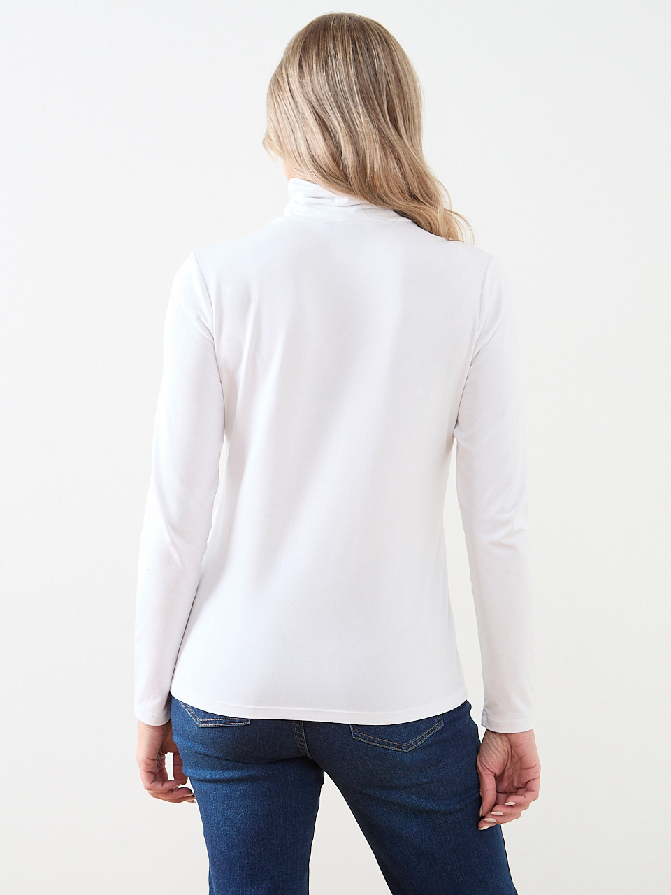 Long Sleeve Jersey Turtleneck | Cleo