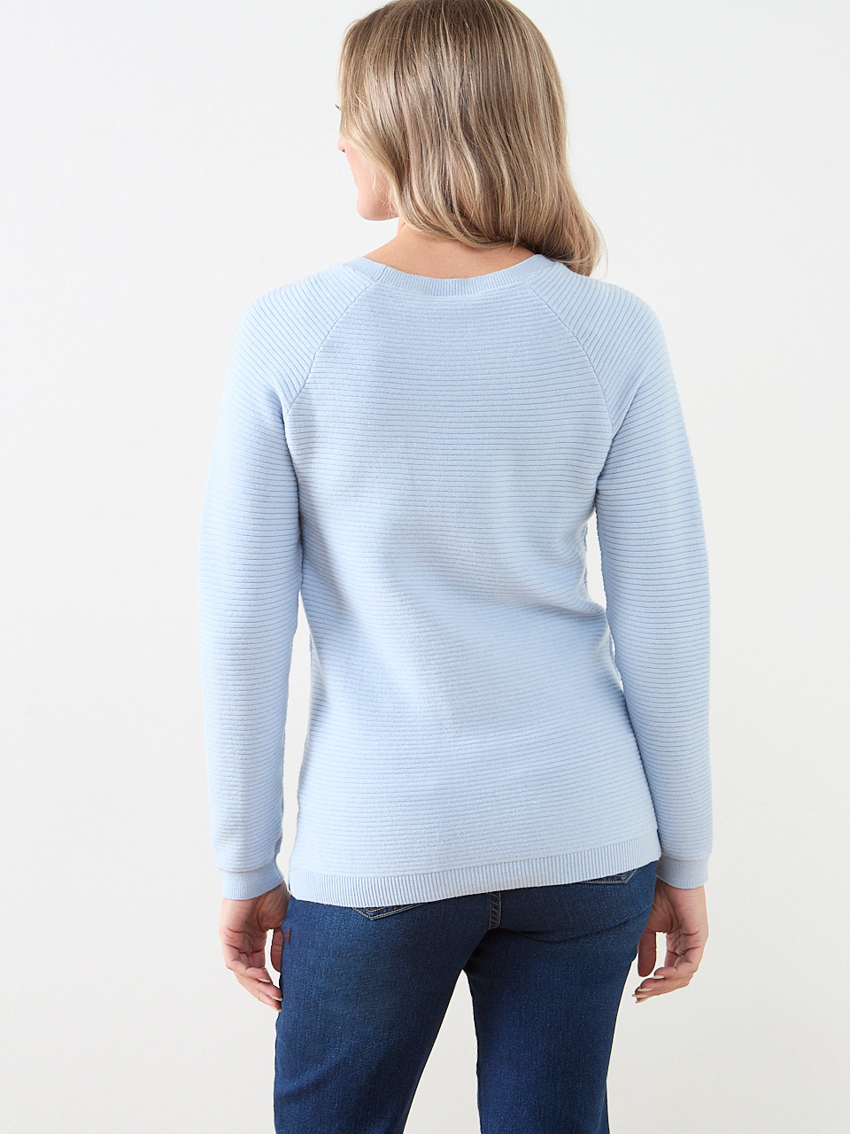 Long Sleeve Rhinestone Ottoman Sweater