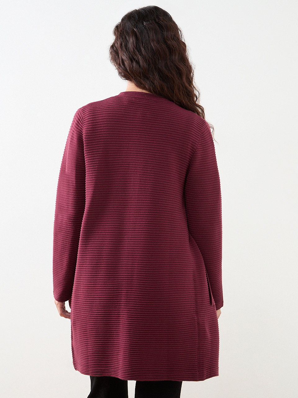 Petite Long Sleeve Ottoman Sweater