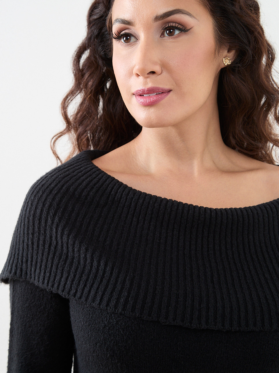Petite Marilyn Neck Sweater