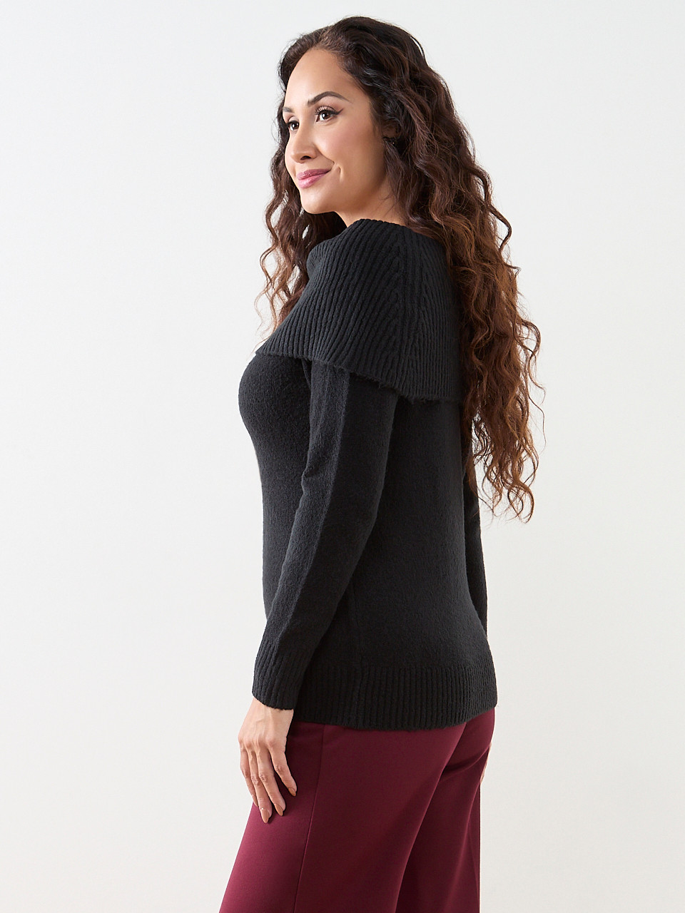 Petite Marilyn Neck Sweater