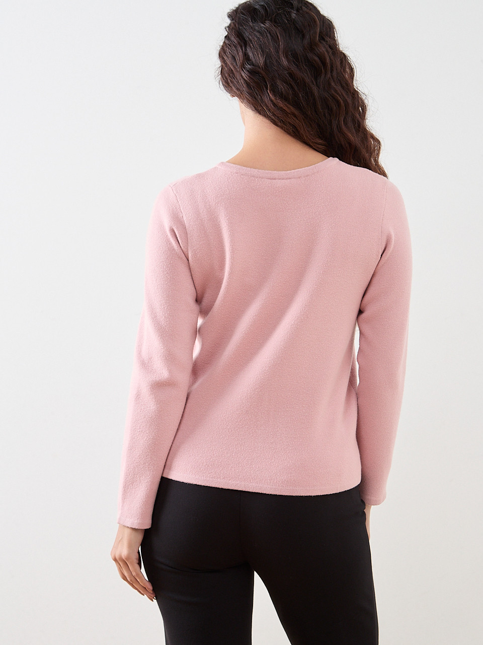 Petite Short-Length Zip Front Sweater