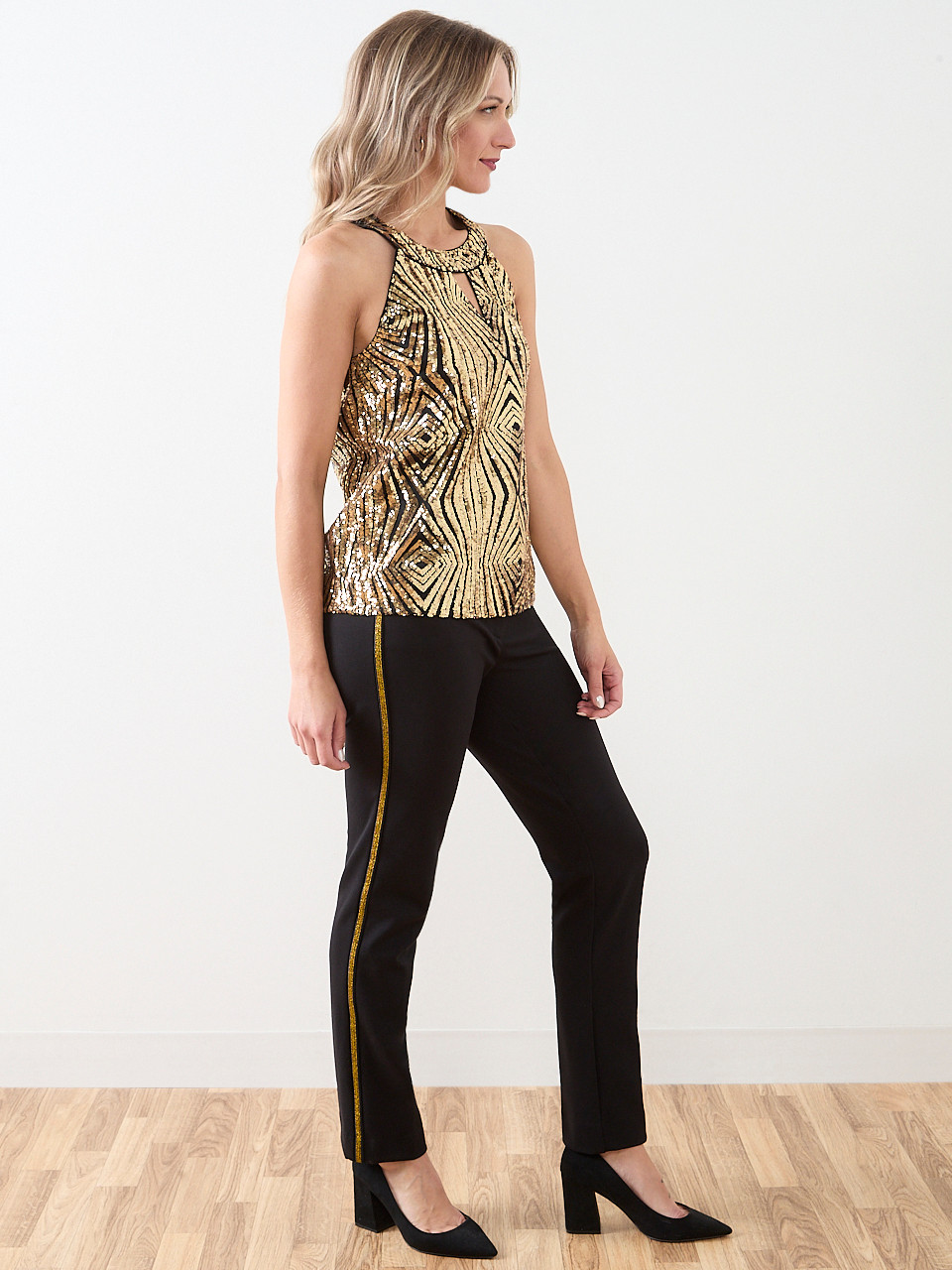 Quinn Side Trim Ponte Pant