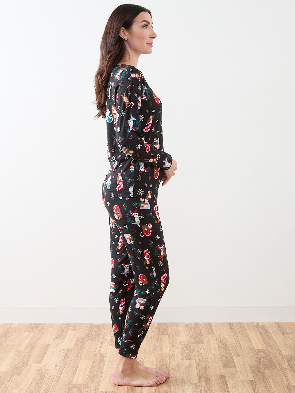 Sloth Print PJ Set