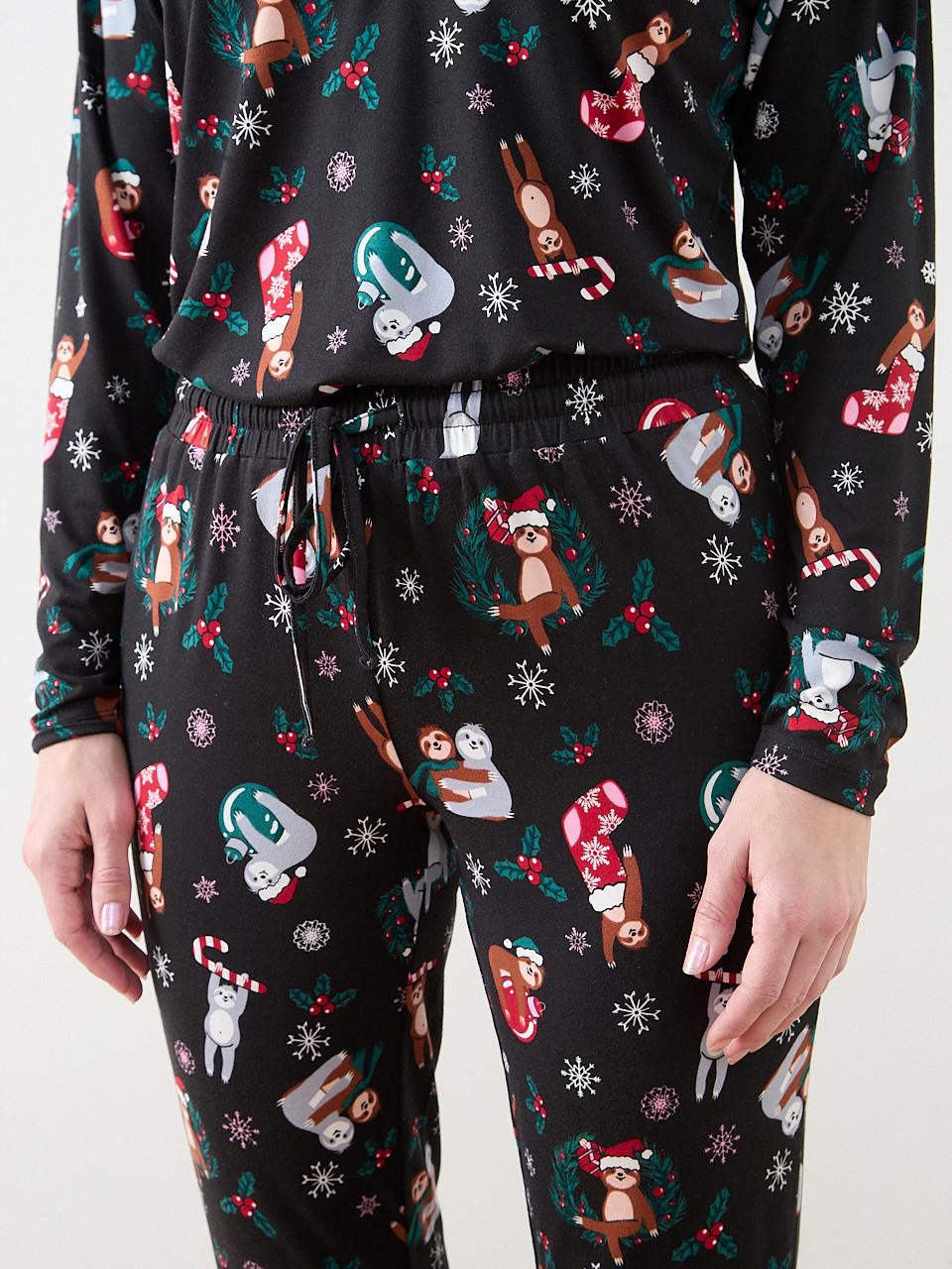Sloth Print PJ Set