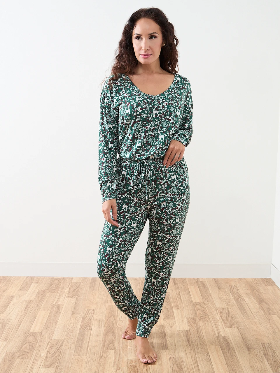Vintage Forest Print PJ Set