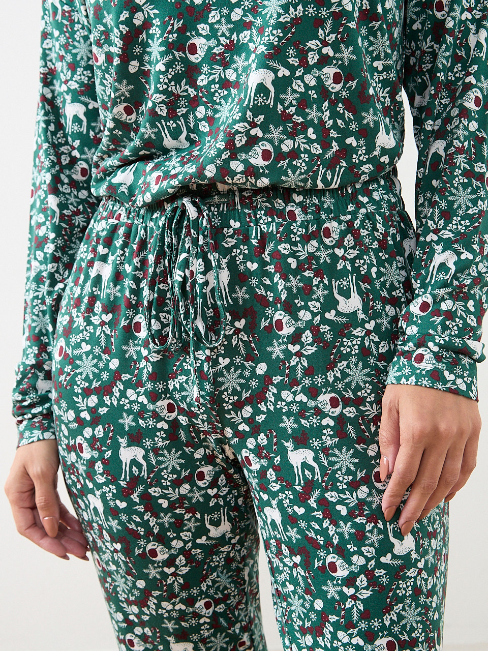 Vintage Forest Print PJ Set